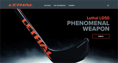 Desktop Screenshot of lethalhockey.com
